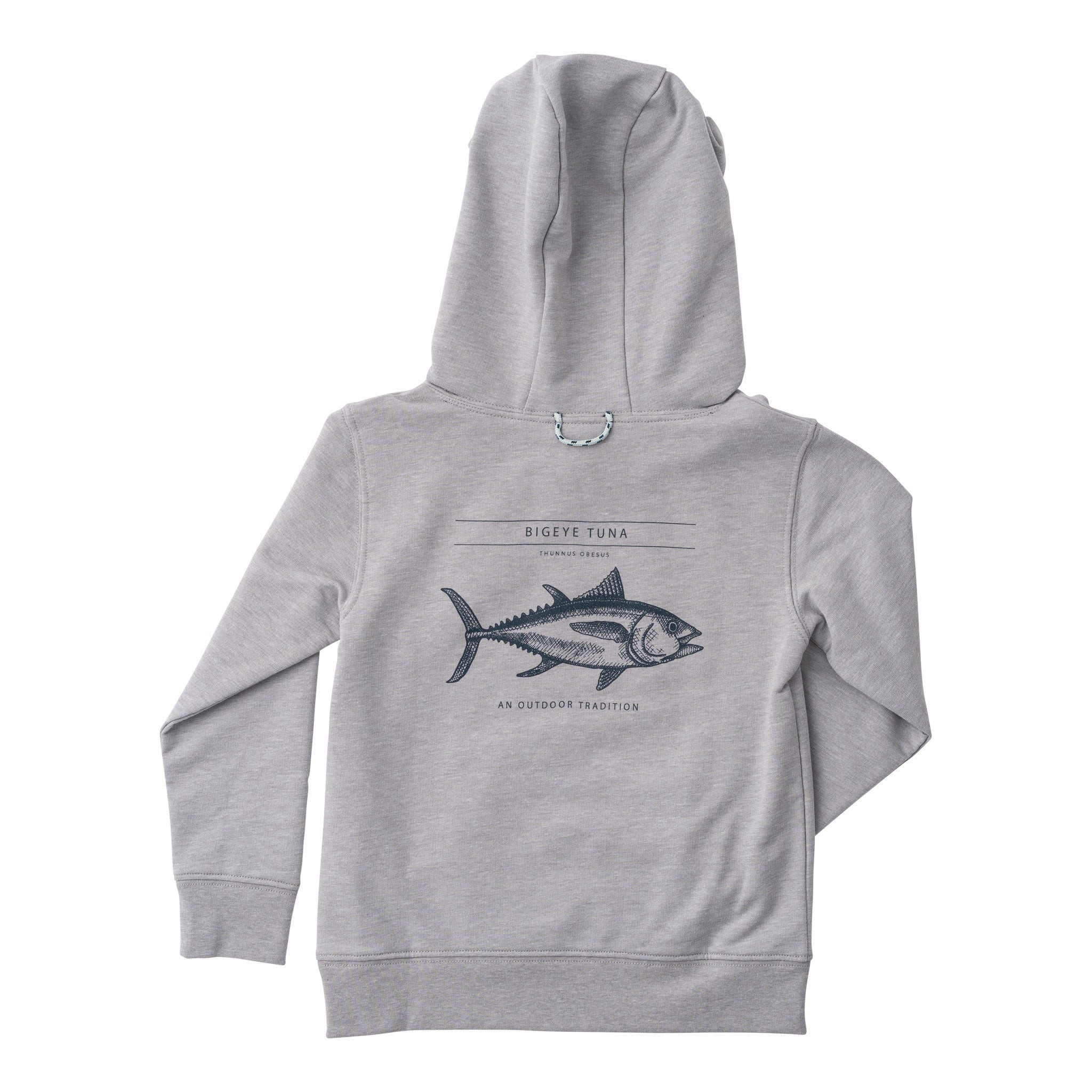 Spinnerbait Sweatshirt in Heather Gray with Big Eye Tuna | PRODOH