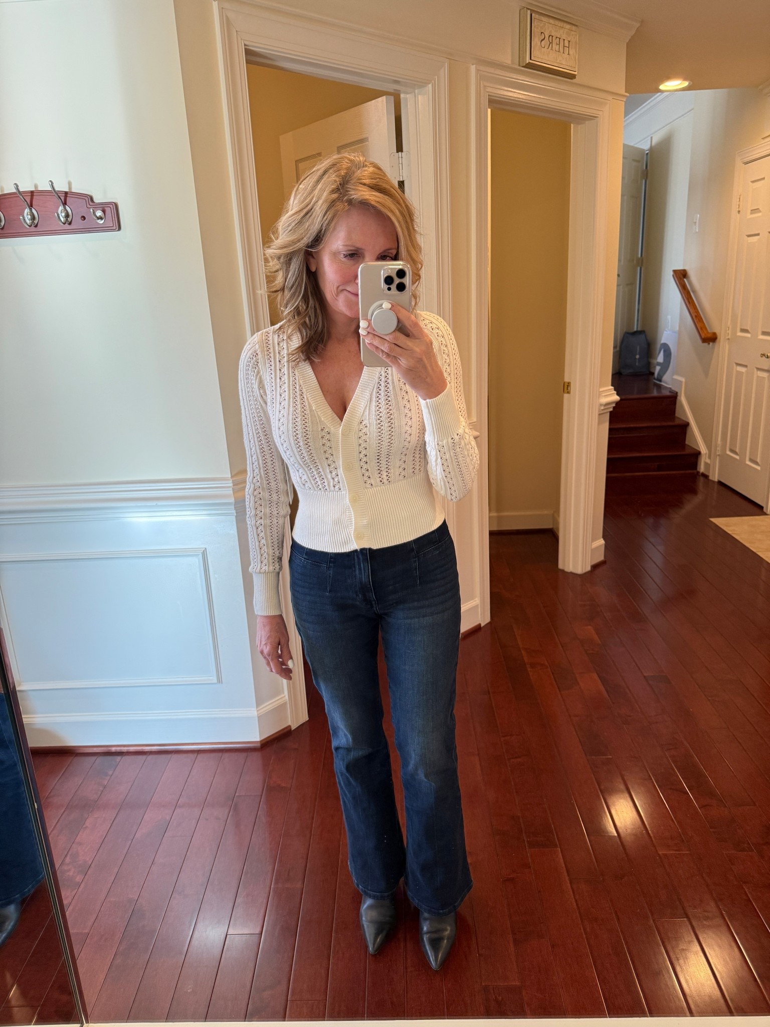 Love this cozy v neck cardigan, on sale! Soft material, fitted and very cute

#LTKOver40 #LTKSaleAlert #LTKPetite