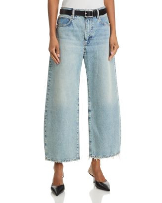 The Bow High Rise Crop Jeans in Coastal | Bloomingdale's (US)