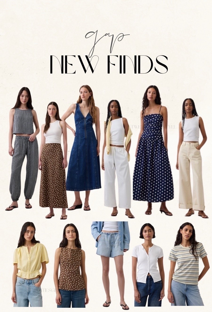 Gap new finds 🙌🏻🙌🏻

Gap new spring finds. The best affordable staples for the season—think relaxed denim, lightweight tops, linen pants, and easy dresses you can mix and match all spring long. Perfect for building a capsule wardrobe with pieces you’ll wear on repeat. Save this for spring outfit inspiration and everyday style ideas.

#gapstyle #springoutfits #capsulewardrobe #casualchic #everydaystyle

#LTKSeasonal #LTKTravel #LTKootd

#LTKSeasonal #LTKootd #LTKMothersDay