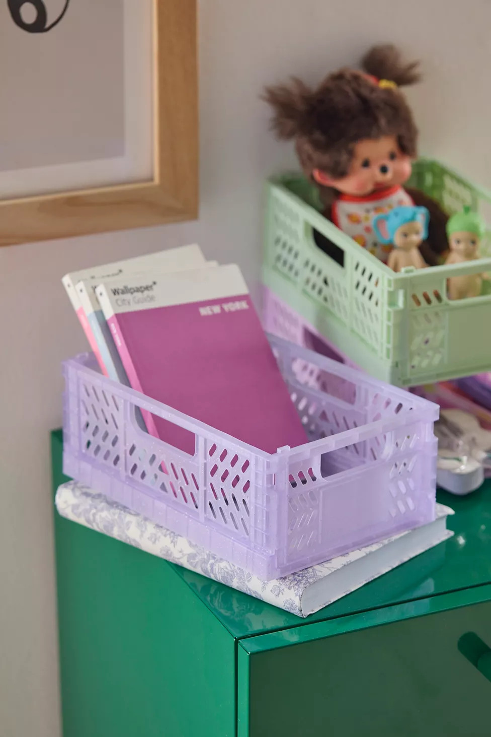 Felix Jelly Folding Storage Crate | Urban Outfitters (US and RoW)