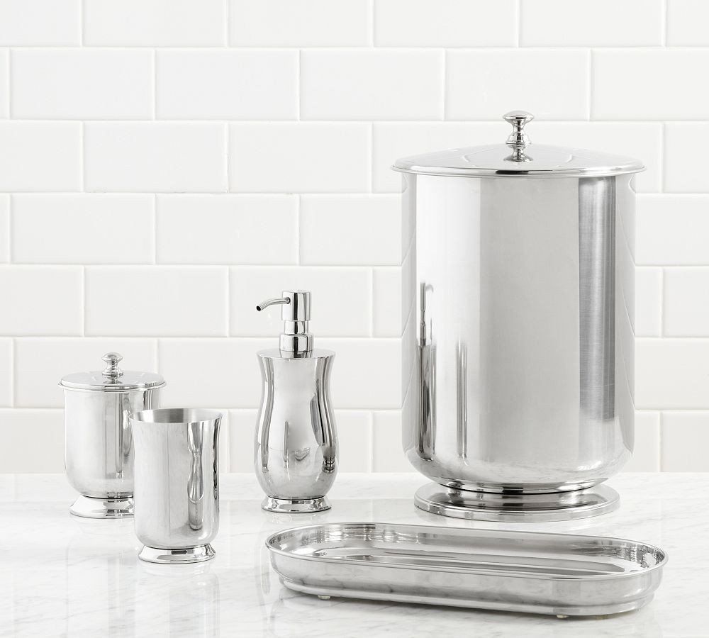 Mercer Polished Nickel Bathroom Accessories | Pottery Barn (US)