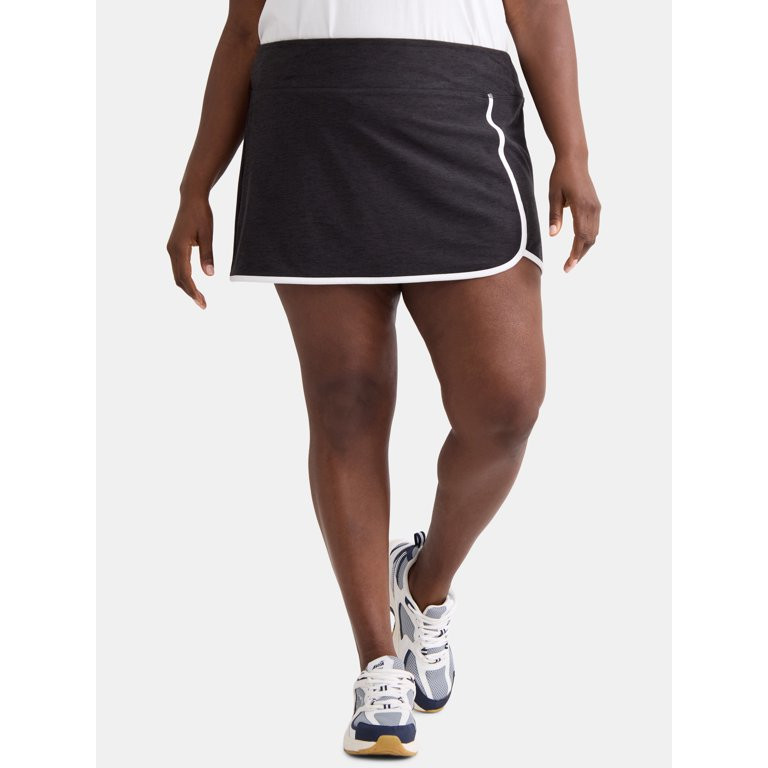 Athletic Works Women's and Women's Plus ButterCore Active Skort, Sizes XS-4X - Walmart.com | Walmart (US)