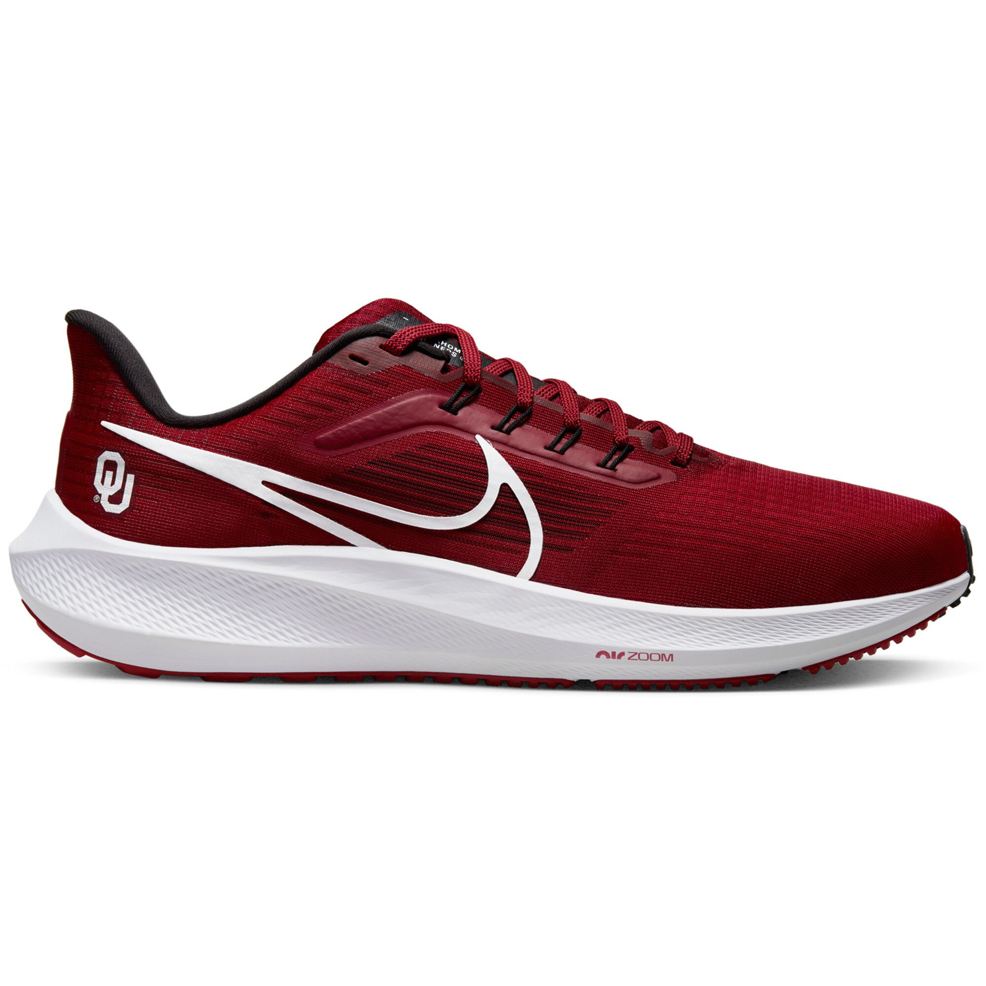 Oklahoma Sooners Nike Unisex Zoom Pegasus 39 Running Shoe - Crimson | Fanatics