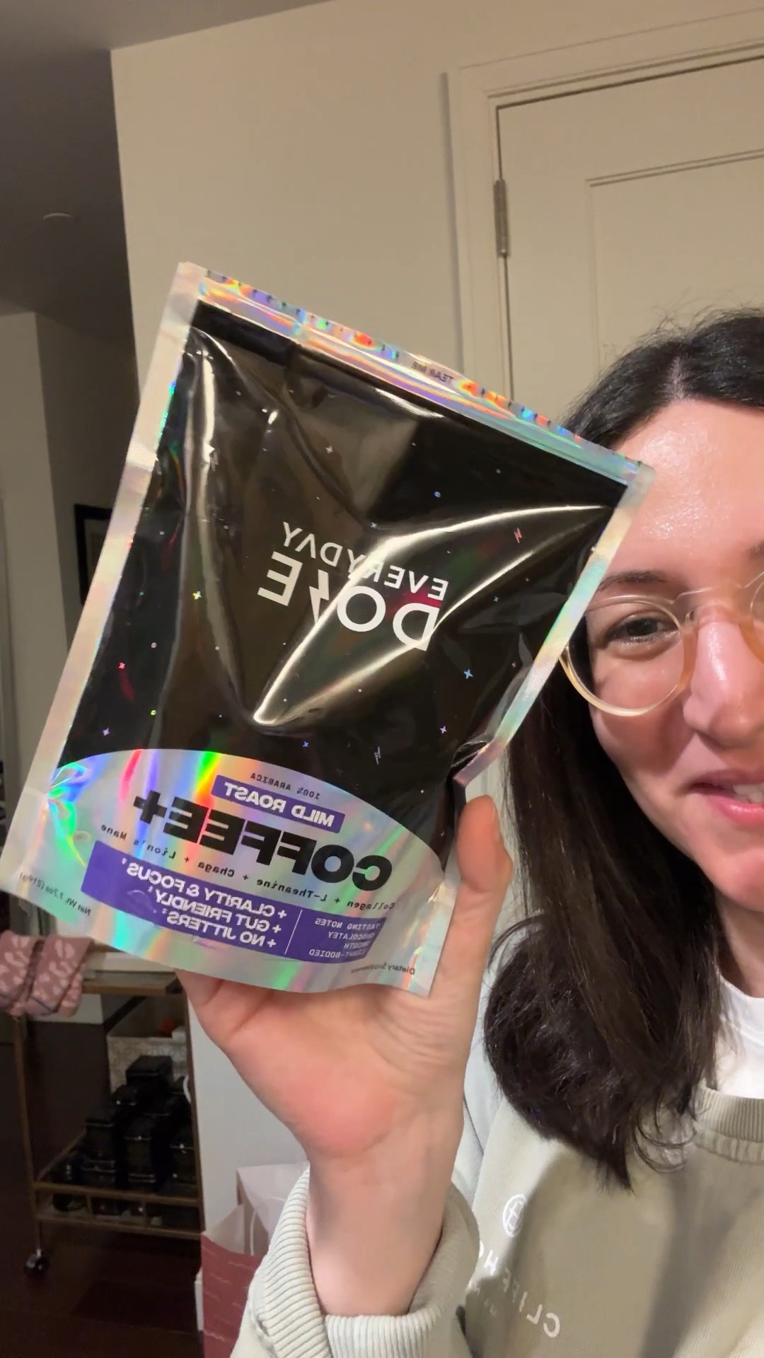 If you want to increase your energy and without the jitters and also increase focus, then this coffee is for you. It is 100% arabica mild roast. It has collagen Alphine Chaga and lions mane. It’s gut friendly and it helps you focus more. The taste is chocolatey, smooth, and light body. The packaging is out of this world and it has 18 amino acids that help support healthy joints and glowing skin. It’s also good for gut health. You only need to use 1 tablespoon for every serving so one package goes a long way. ￼￼

Give @Everyday Dose a try and tell me how you enjoy it! 

#LTKmorningroutine #LTKfoodie #LTKstorytime