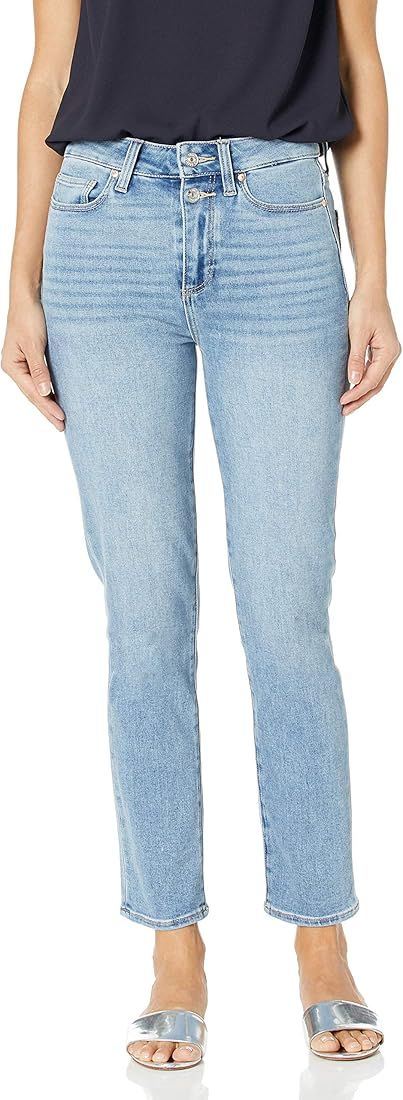 PAIGE Women's Hoxton High Rise Slim Fit Ankle Jean | Amazon (US)
