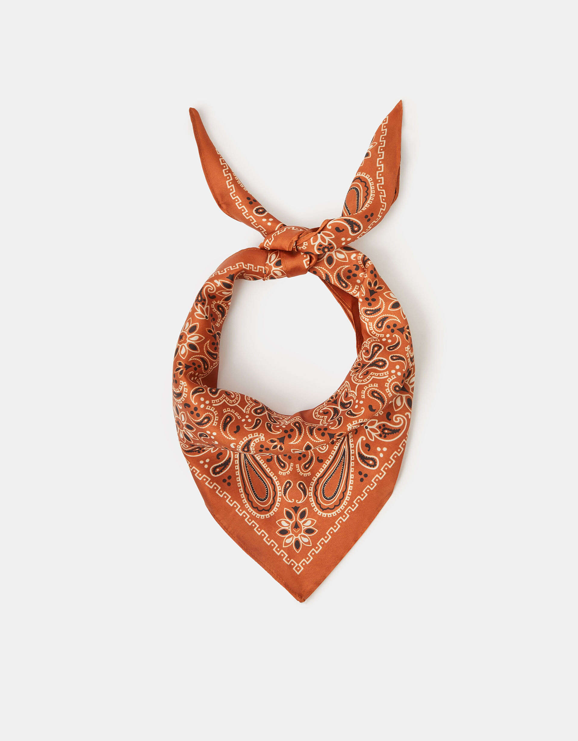 Paisley Print Square Satin Scarf | Accessorize (Global)