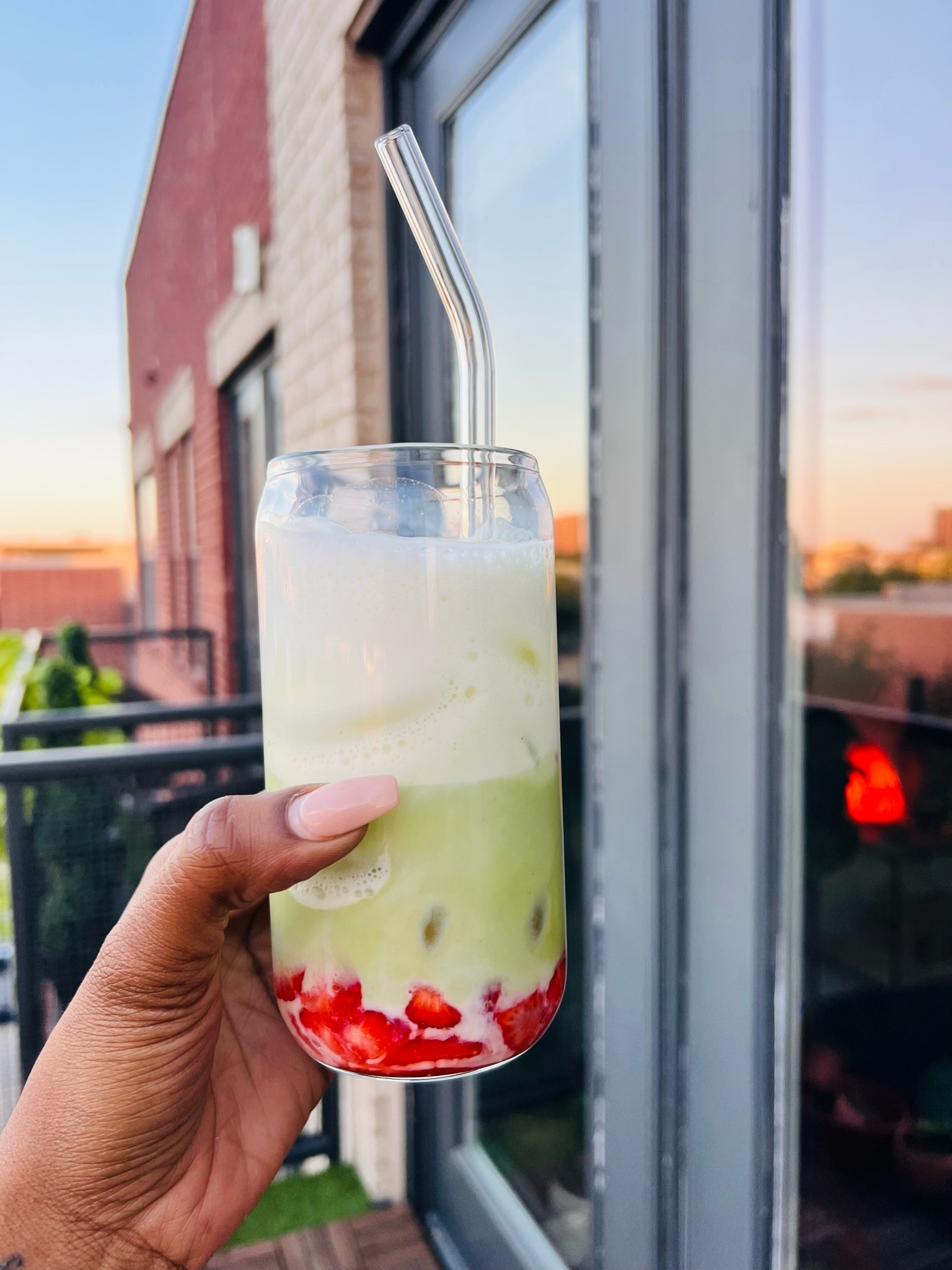 Midday Strawberry Matcha Latte! Get these cute cups and glass straws from Amazon!

#LTKHoliday #LTKhome #LTKCyberweek