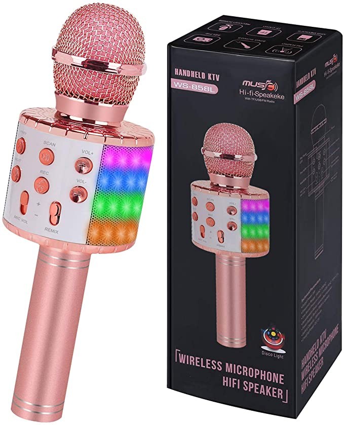 ZZLWAN Bluetooth Wireless Singing Karaoke Microphone for Kids Toys Age 5-12,Top Birthday Gifts fo... | Amazon (US)
