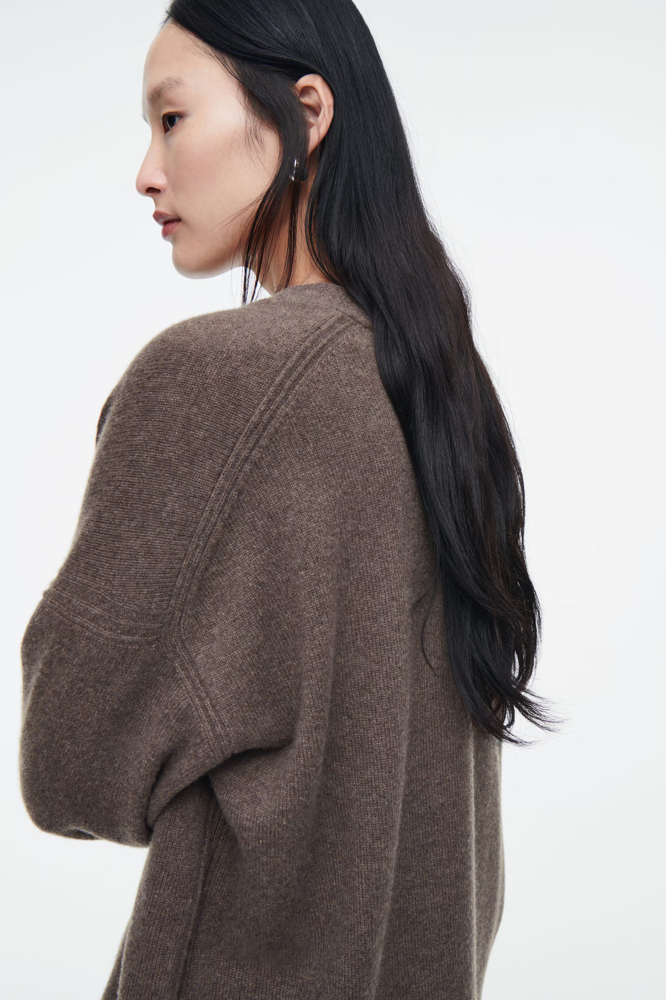 PURE CASHMERE CARDIGAN - BROWN | COS (EU)