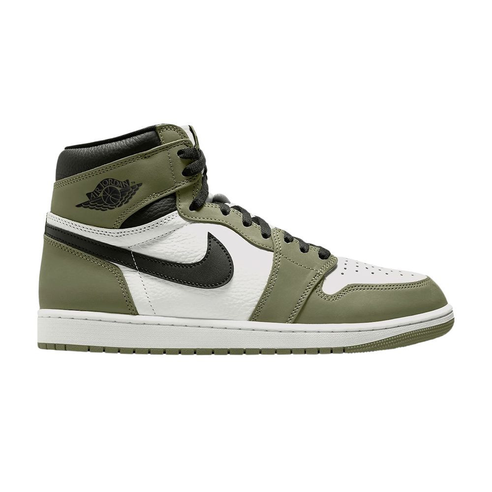 Air Jordan 1 Retro High OG 'Medium Olive' | Green | Men's Size 12 | GOAT