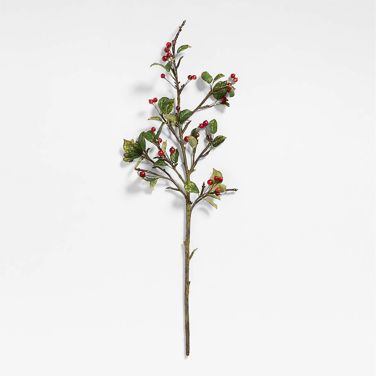 Faux Crabapple Stem 44" | Crate & Barrel | Crate & Barrel