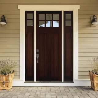 Krosswood Doors Craftsman Douglas Fir Exterior Wood Door Collection - The Home Depot | The Home Depot