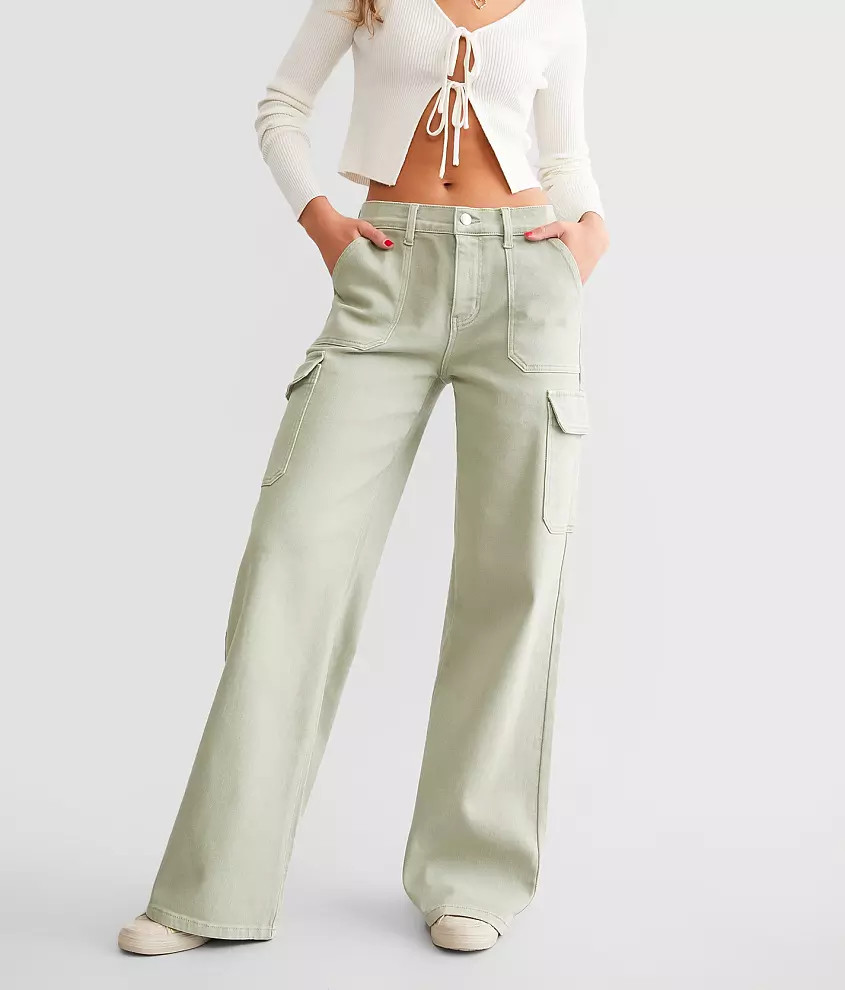 Wide Leg Cargo Pant | Buckle