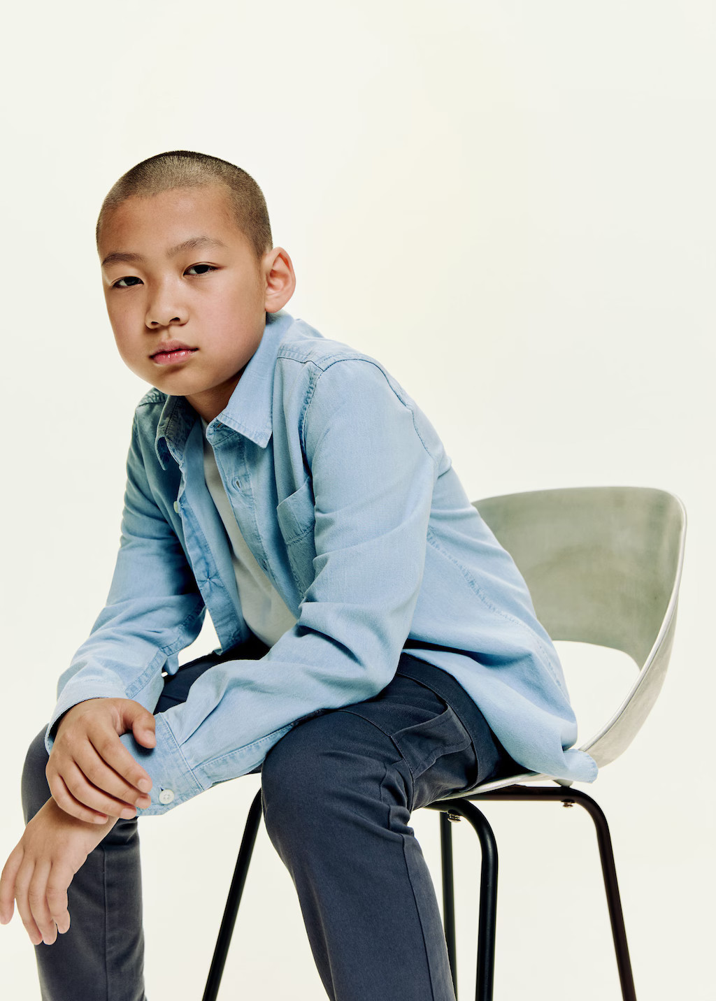 Cotton denim shirt light blue - Kids - 12 - MANGO KIDS | Mango (US/MX/AU)
