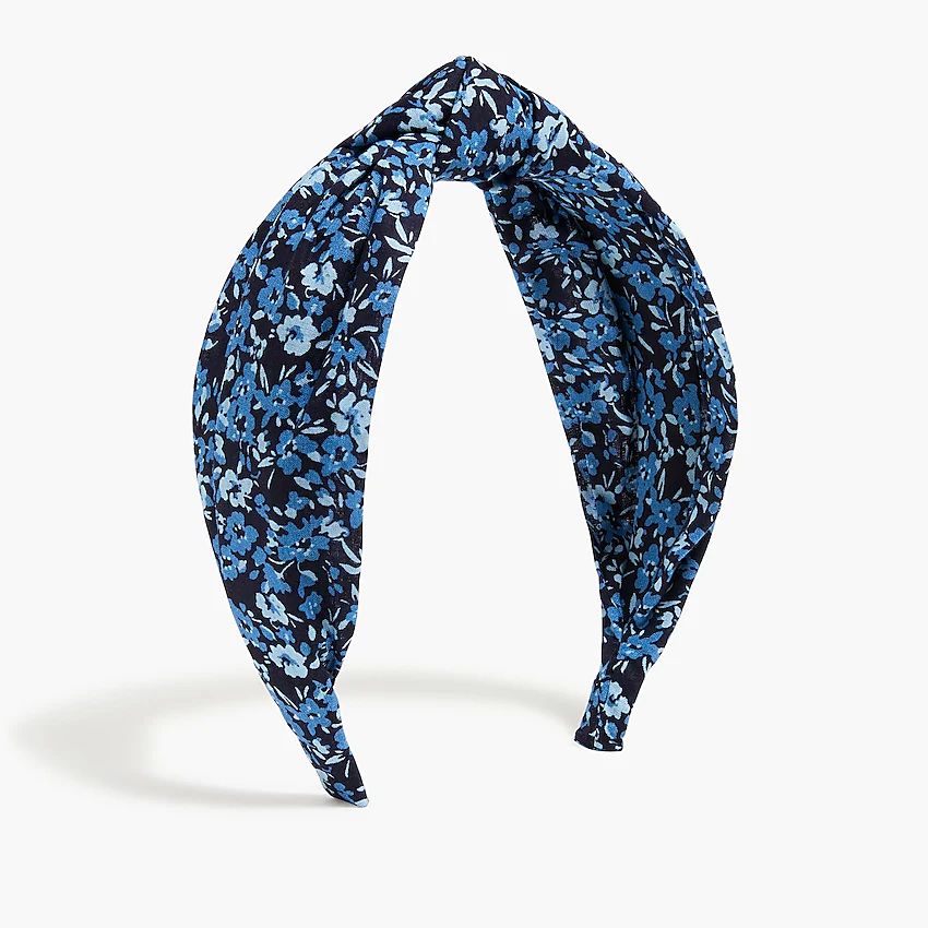 Printed knot headband | J.Crew Factory