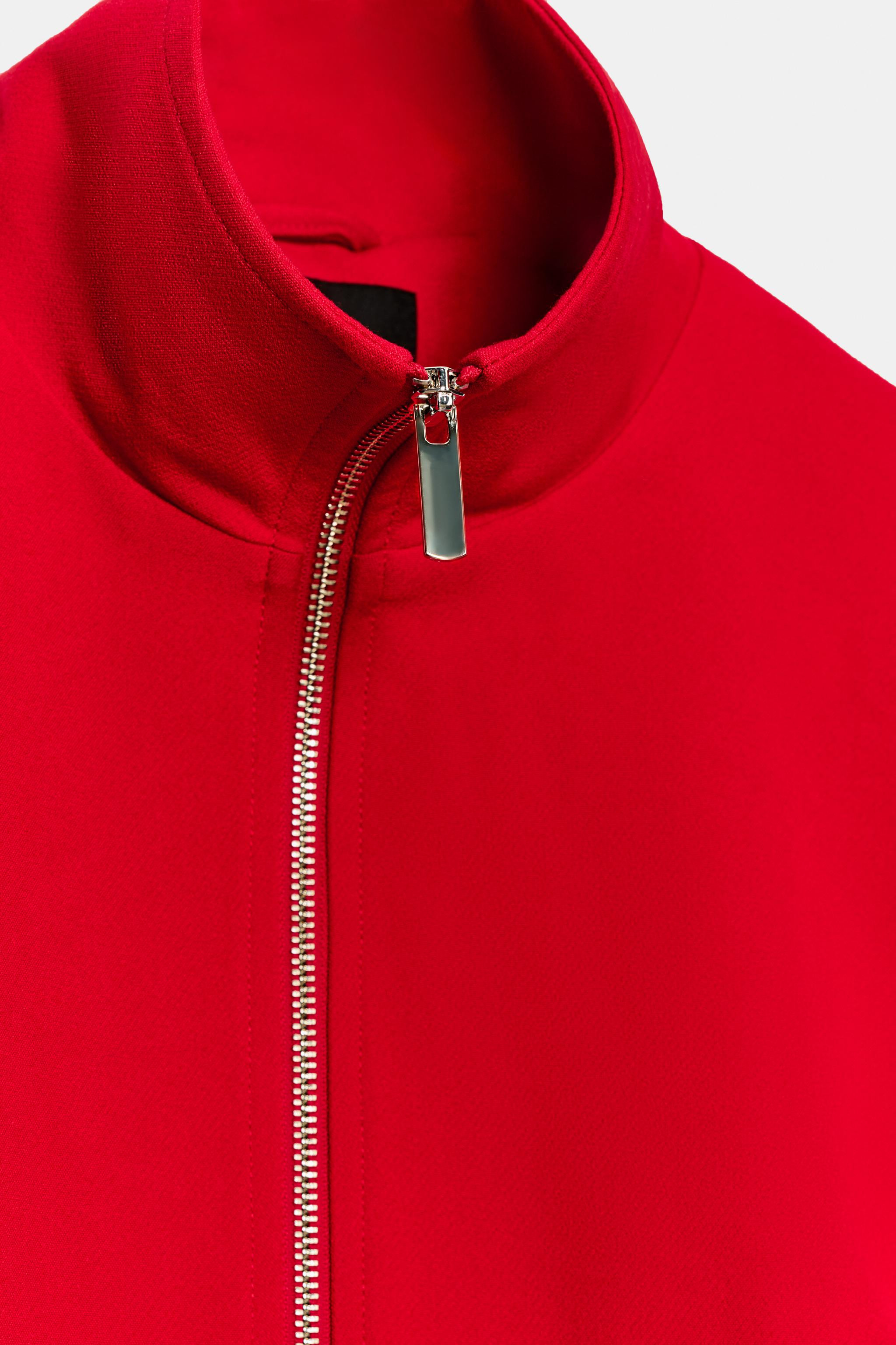 STAND-UP COLLAR BOMBER JACKET | Zara US