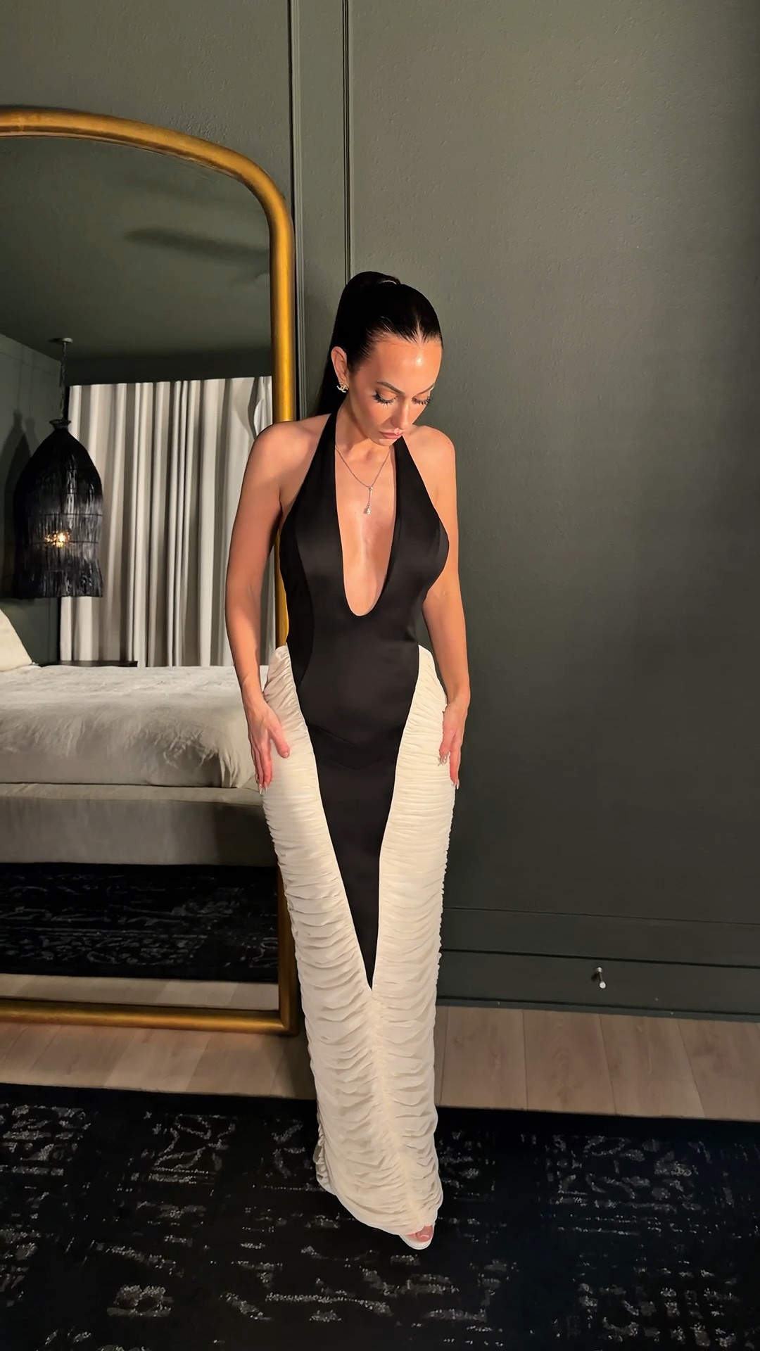 This dress is absolutely stunning! I’m wearing an Xs because I wanted a bigger area for my 🍈🍈 but I would have got an XXS otherwise. It would def fit because it’s stretchy. Going to go tailor this one to perfection instead 🥰 I’m seriously in loveeee! I’m 5’7 wearing 120mm heels and it touches the ground perfectly. 

birthday dress, date night dress, valentines dress 

#LTKootd #LTKTall #LTKValentine