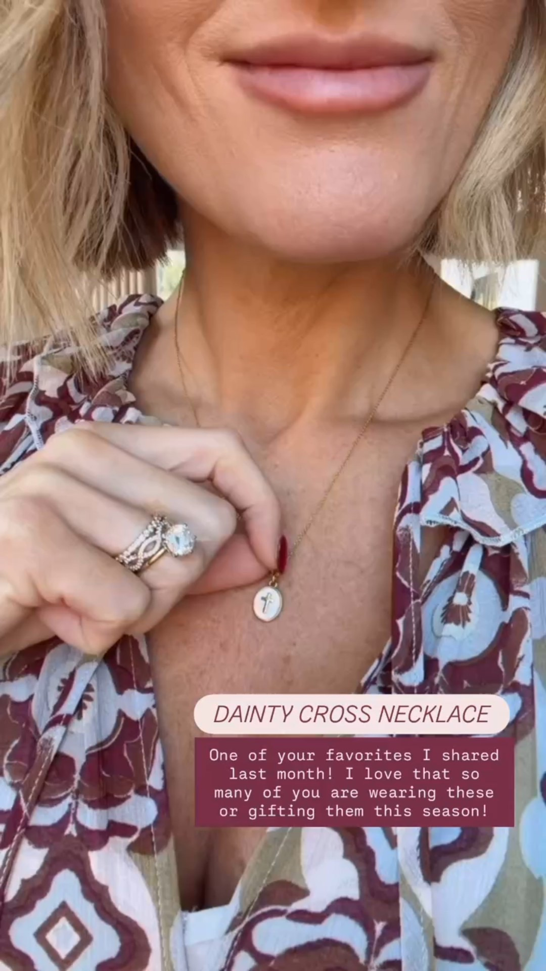 This cross necklace is the perfect stocking stuffer for her 💕

Loverly Grey, Target find, cross necklace, stocking stuffer for her 

#LTKHoliday #LTKFindsUnder50 #LTKdayinmylife