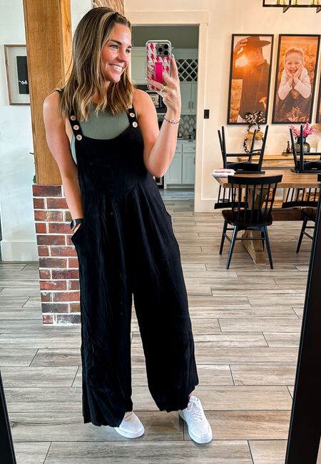 Adorable Amazon women’s overalls. Cloth overalls that are true to size. I’m wearing a size medium 

Comes in a ton of colors and adjustable straps 



#LTKsalealert #LTKstyletip #LTKfindsunder50