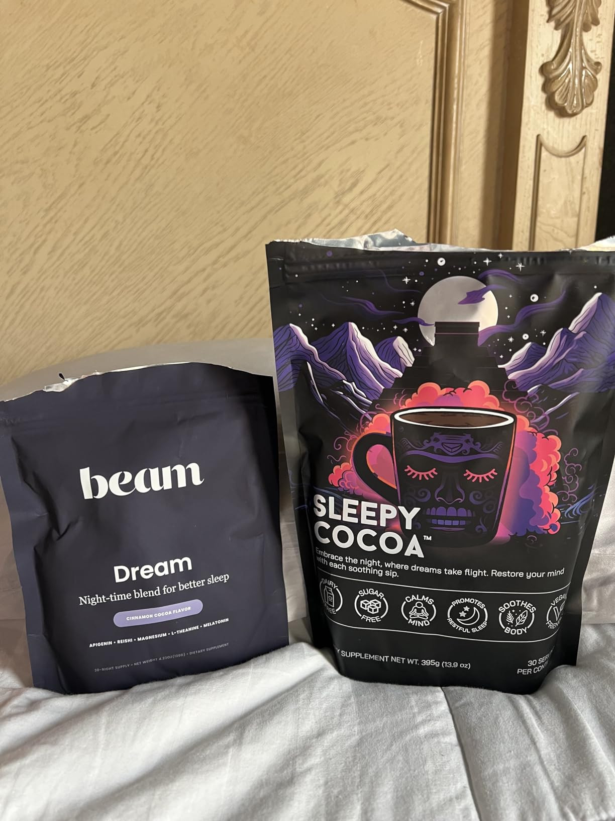 Beam Dream Sleep Powder, L-Theanine, Apigenin, Reishi and Magnesium, Third Party Tested Natural S... | Amazon (US)