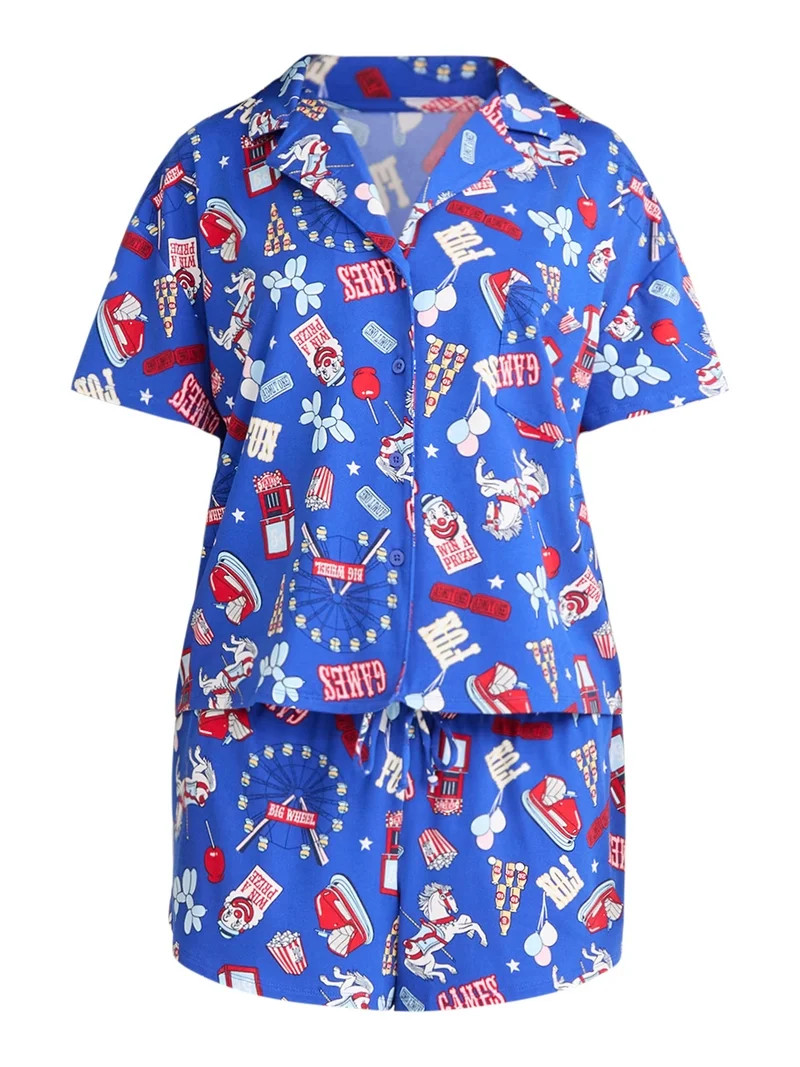 Way To Celebrate4.8 stars out of 69 reviews(4.8)|69 Way to Celebrate Women's Notch Collar Top and... | Walmart (US)