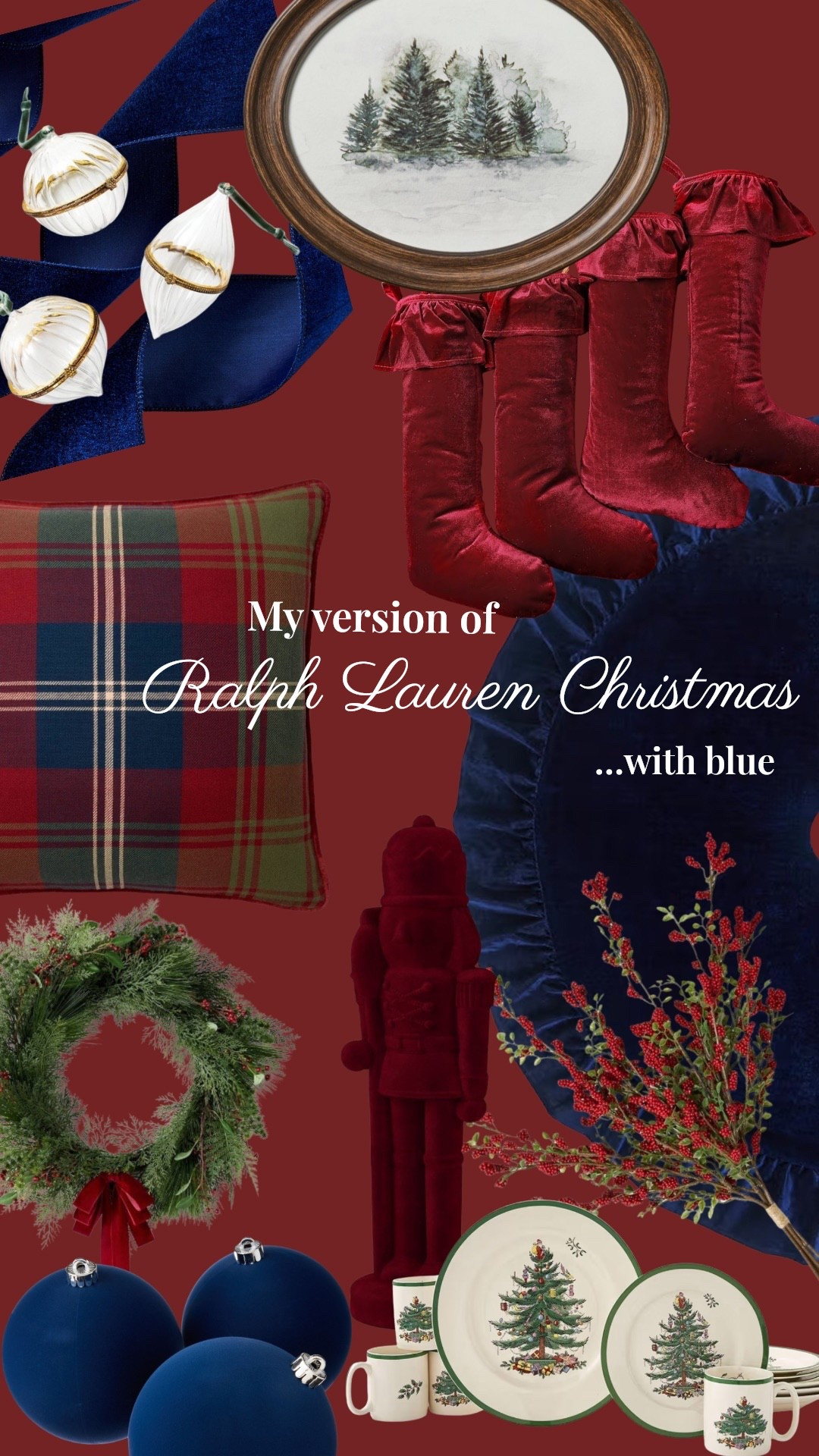 My version of Ralph Lauren Christmas but with blue. Love the twist with a deep blue added in to traditional Christmas! 


Amazon, Walmart, Target, Holiday finds 

#LTKHoliday #LTKHome #LTKSeasonal