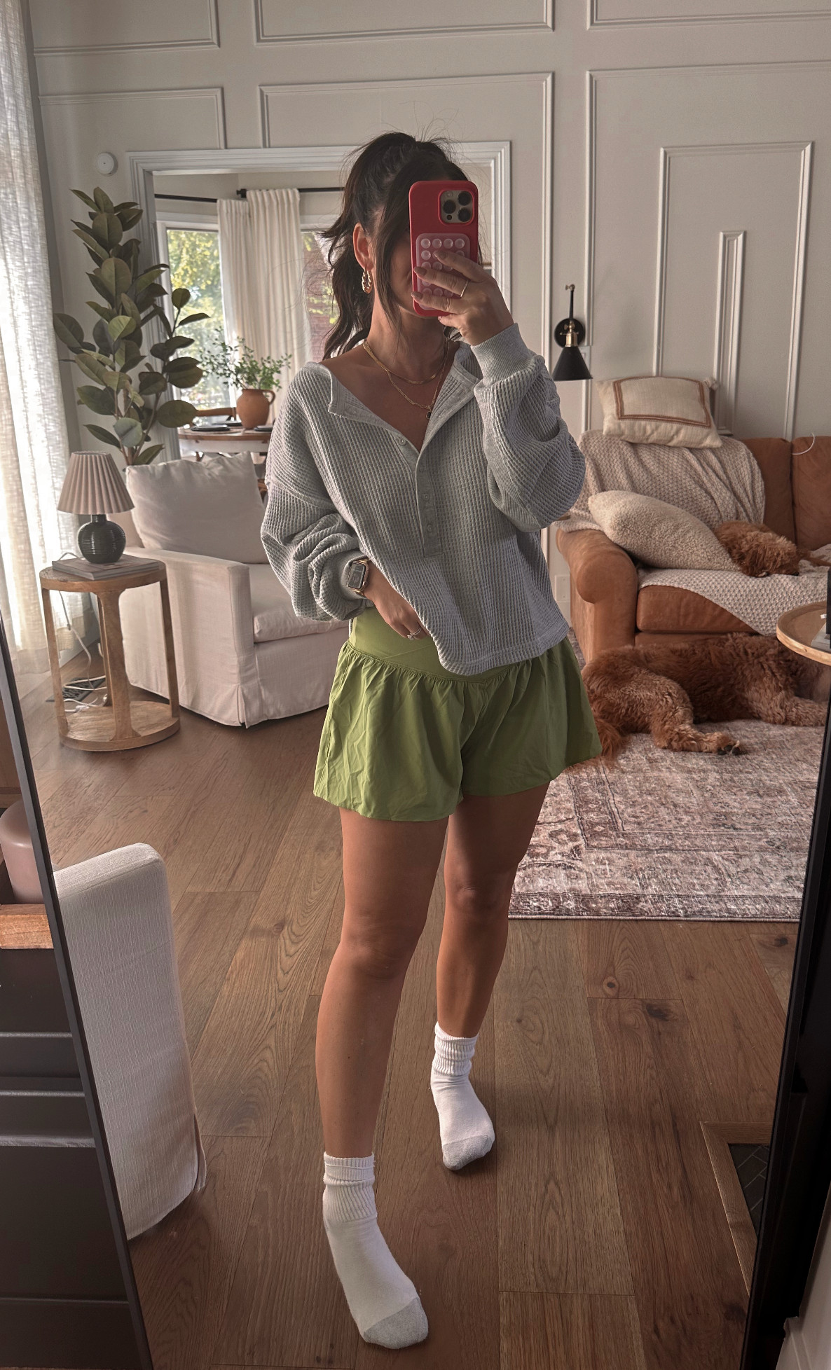 These shorts from aerie are back in new colors for summer!! Wearing a size small TTS!  

 #LTKActive #LTKFindsUnder50 #LTKStyleTip