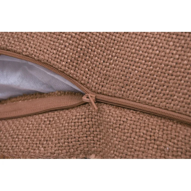 Better Homes & Gardens 20" x 20" Luxe Flange Polyester Decorative Pillow | Walmart (US)