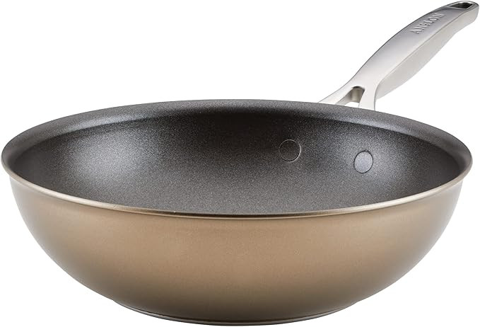 Anolon Ascend Hard Anodized Nonstick Stir Fry Pan/Wok - Good for All Stovetops (Gas, Glass Top, E... | Amazon (US)