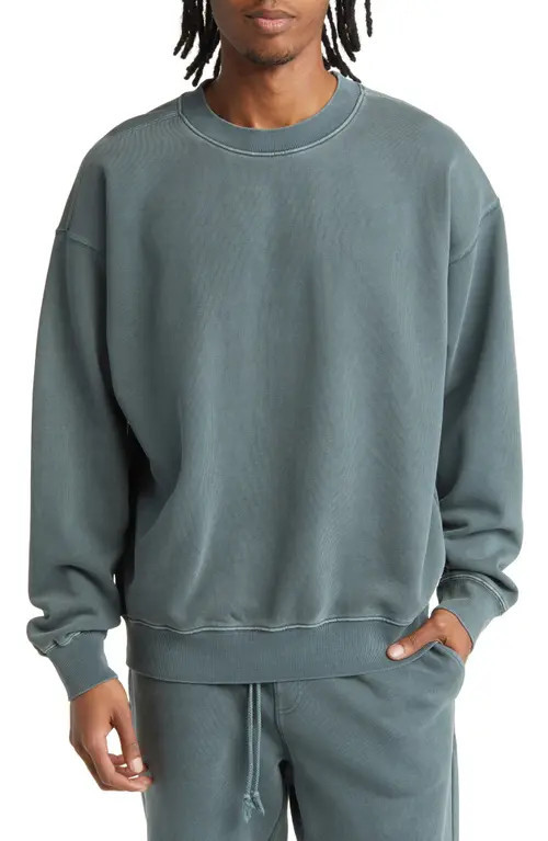Elwood Core Oversize Crewneck Sweatshirt in Vintage Slate at Nordstrom, Size Xx-Large | Nordstrom