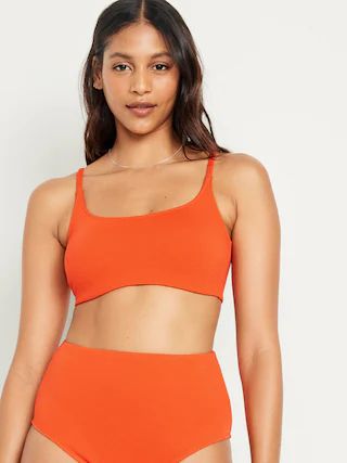 Scoop-Neck Bikini Swim Top | Old Navy (US)