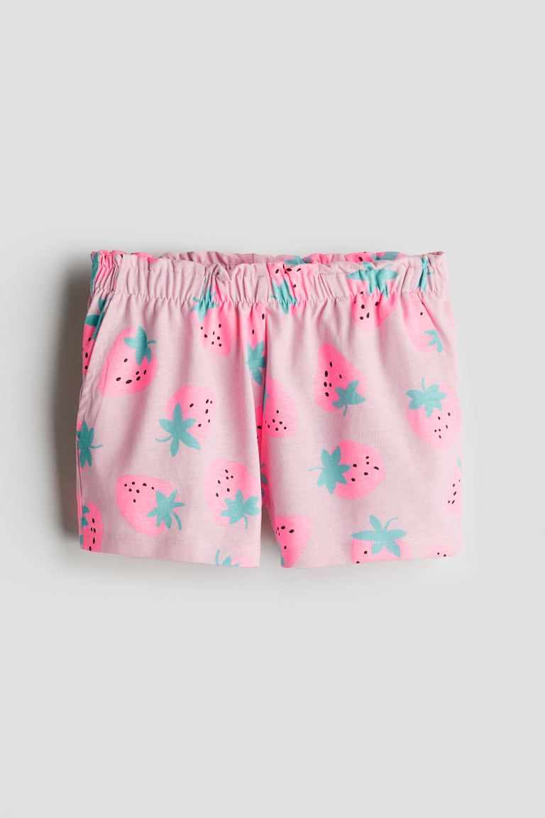 Patterned Paper-bag Shorts | H&M (US + CA)