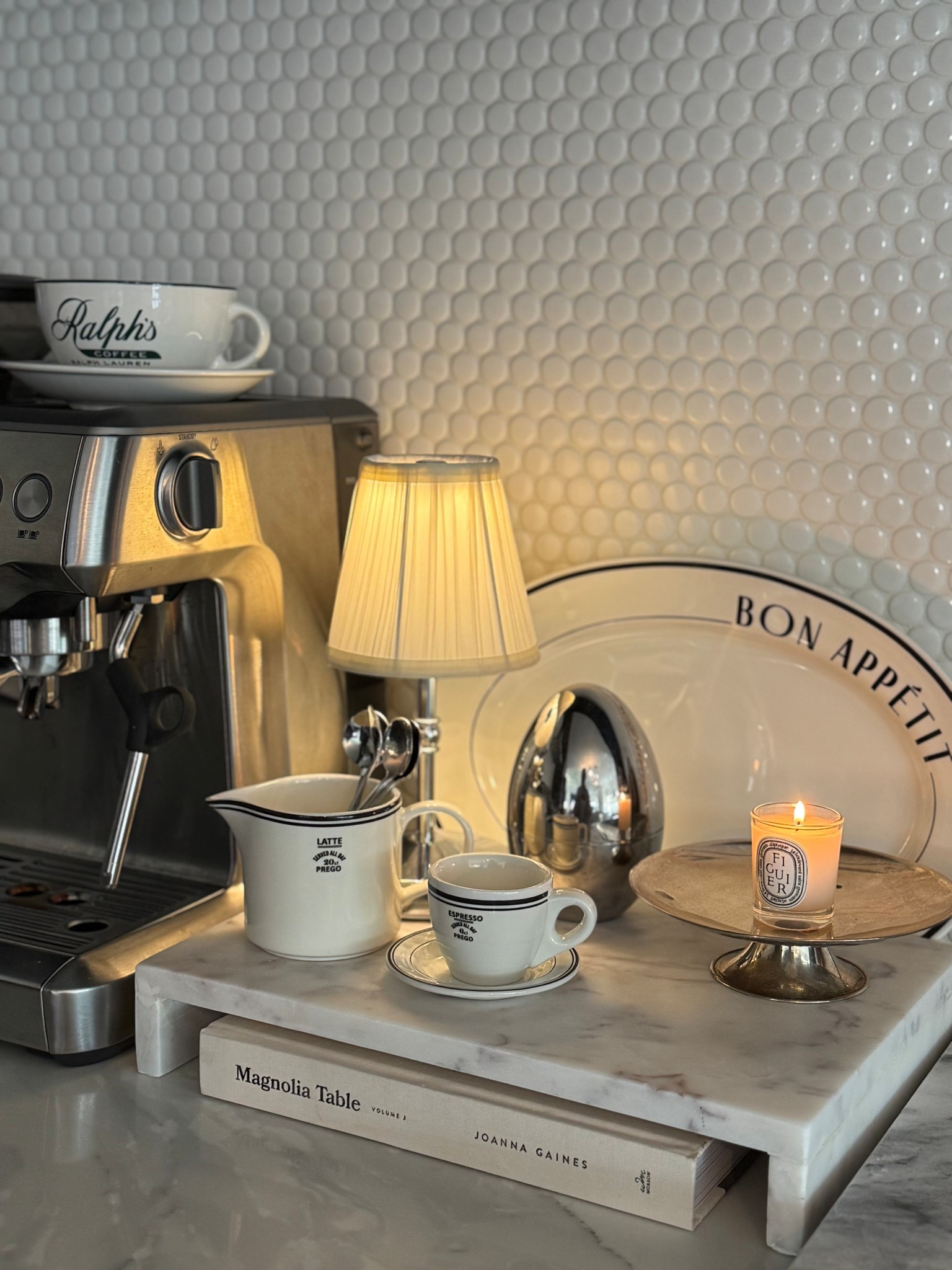 Coffee station set up / neutral + silver accents 

#LTKHome #LTKmomlife #LTKSaleAlert