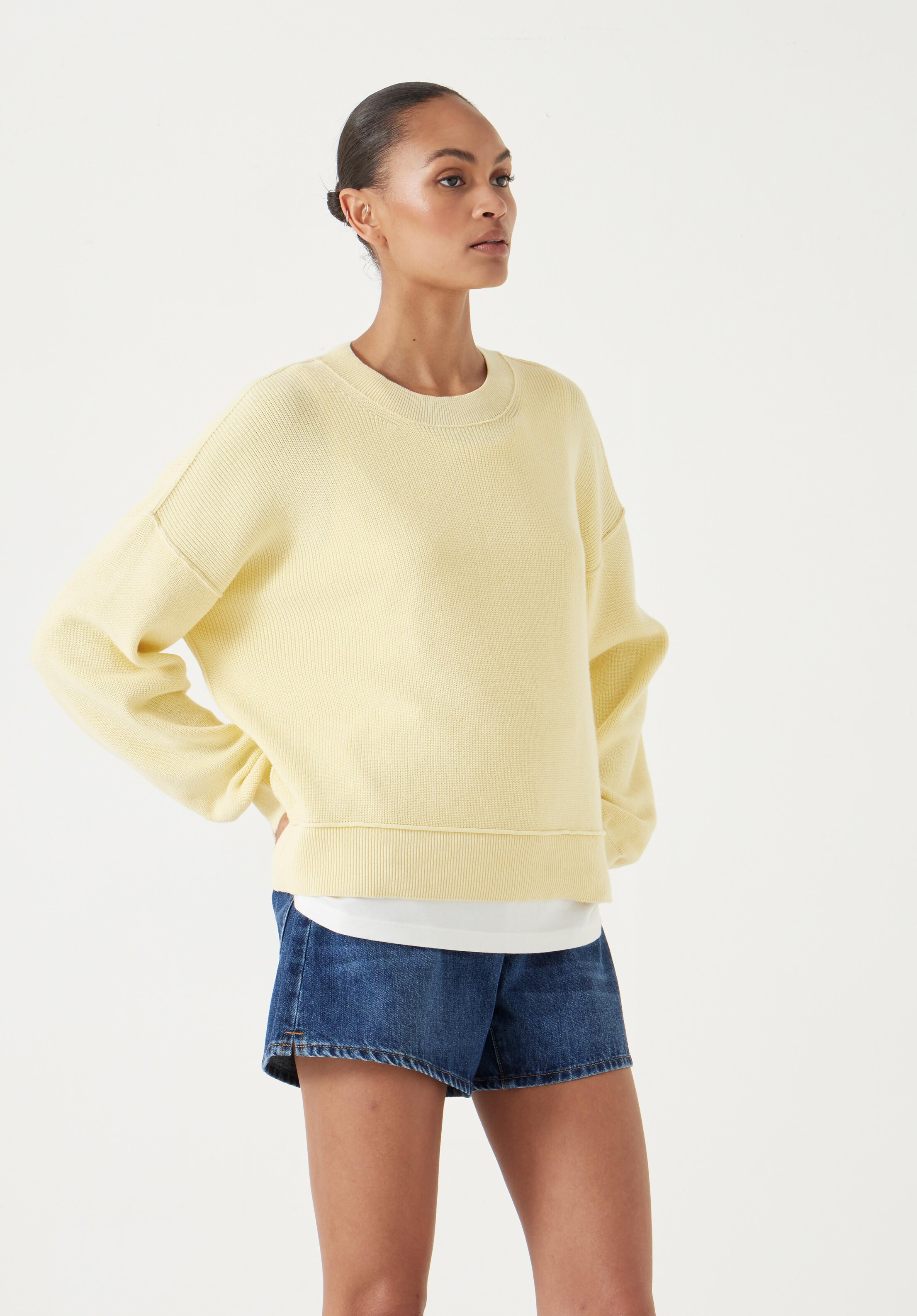Cotton Boxy Rib Jumper | Hush UK