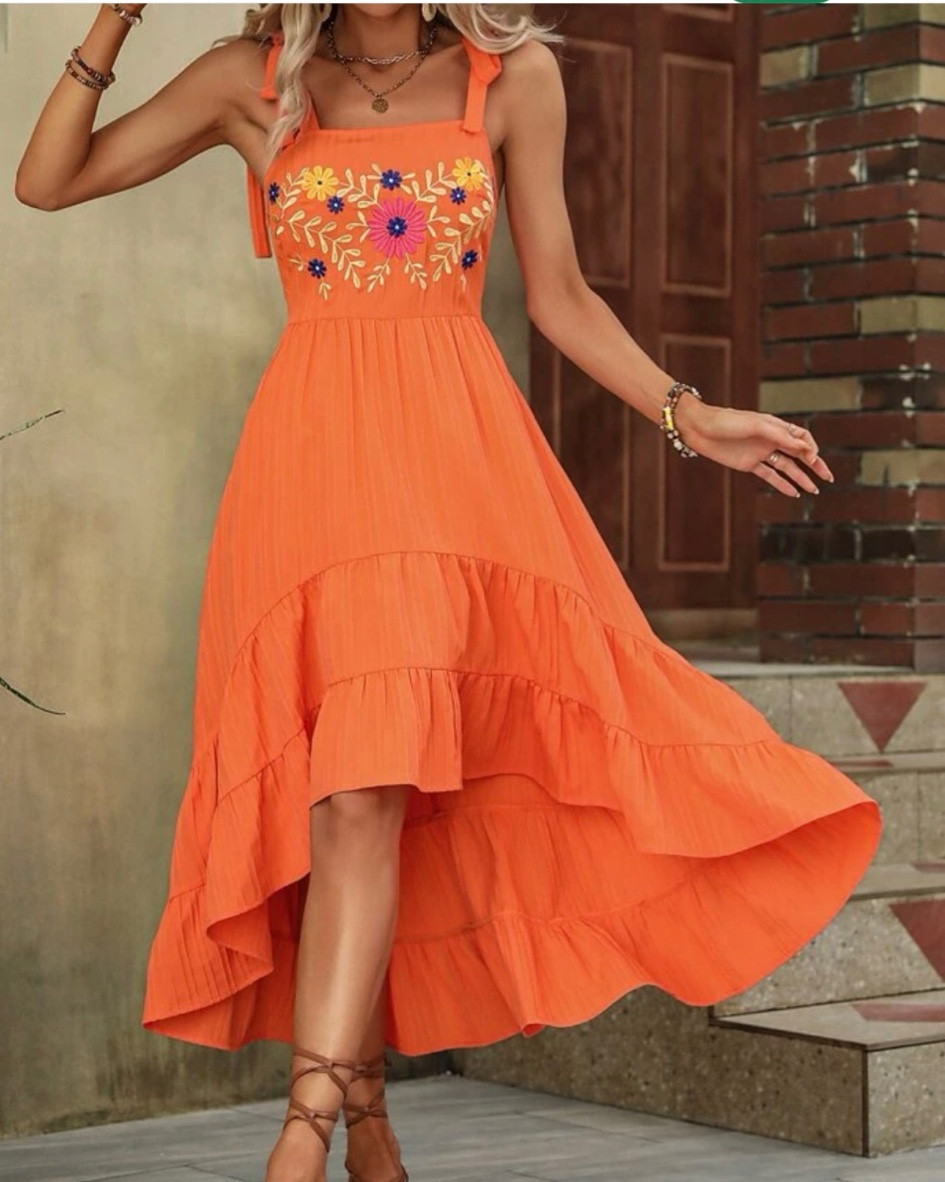 Fun orange dress!🧡🧡🧡

This adjustable strap dress is a pretty orange color. I ordered small. Excellent vacation dress :)

#LTKSeasonal #LTKtravel #LTKFind