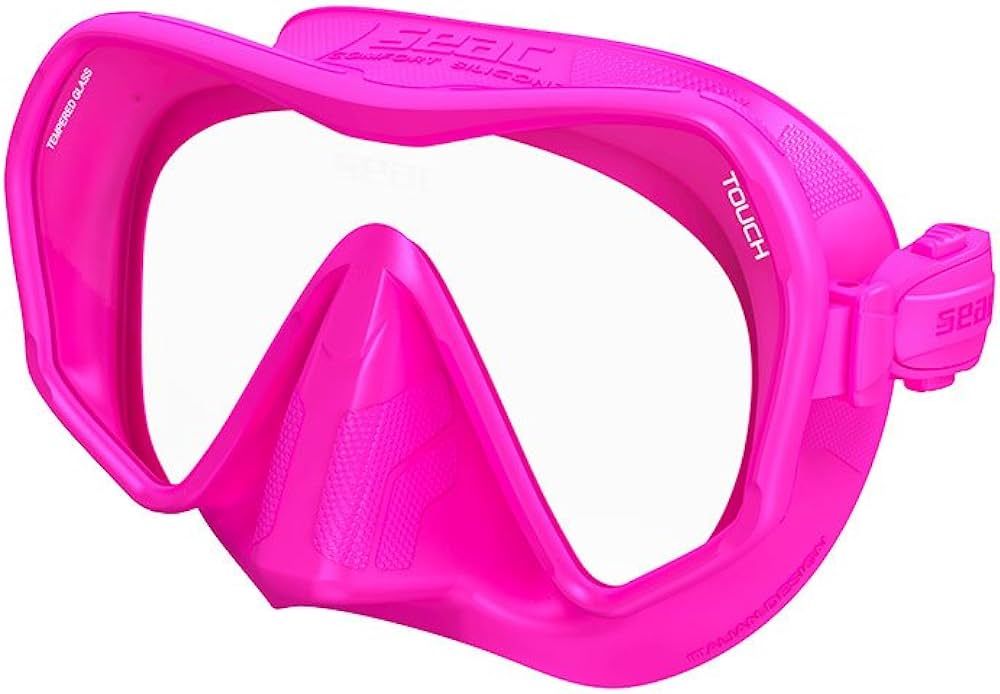 SEAC Touch Scuba Diving Snorkeling Freediving Mask, Mono Lens, Frameless S | Amazon (US)
