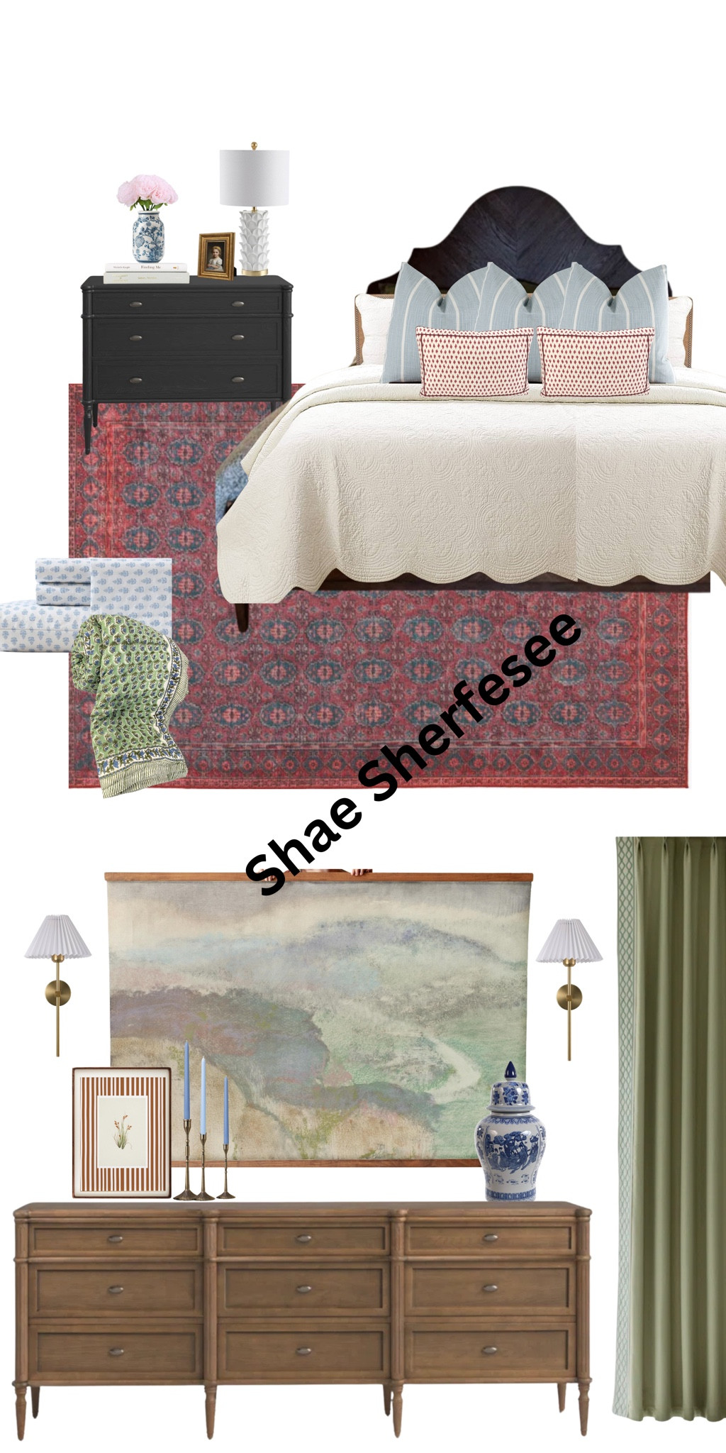 Definitely out of my comfort zone with a red rug but I love it! 
What color are you afraid of? 

#LTKHome #LTKStyleTip