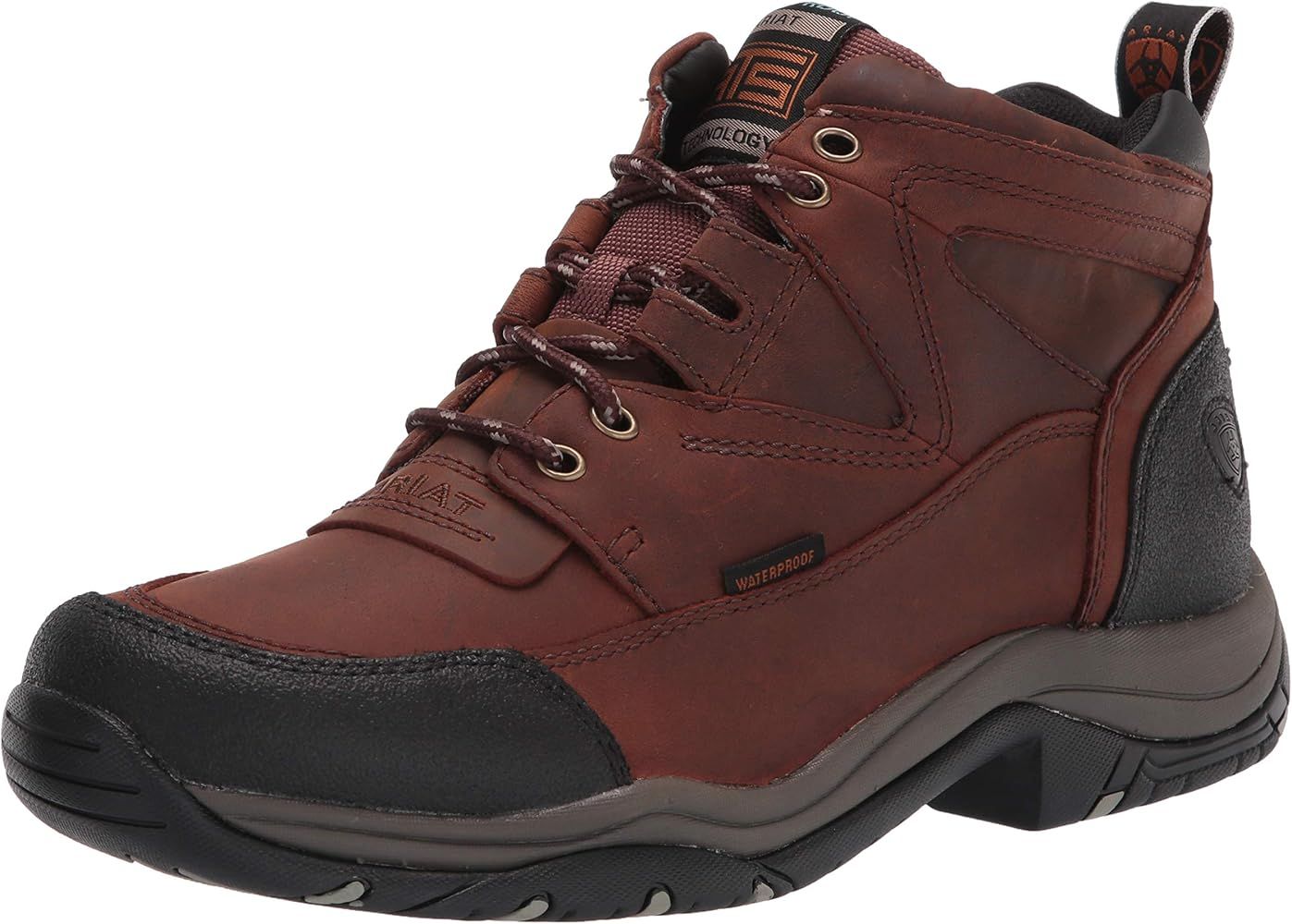 Ariat Terrain Waterproof Hiking Boot – Men’s Leather Waterproof Outdoor Hiking Boots | Amazon (US)