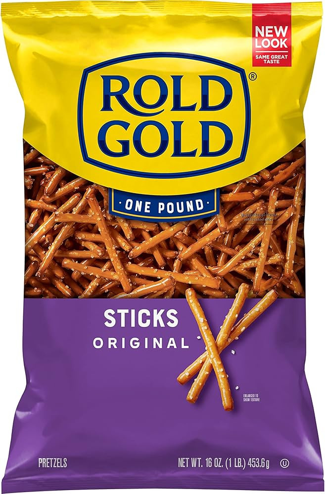 Rold Gold Pretzels, Classic Fat Free Sticks, 16 oz | Amazon (US)
