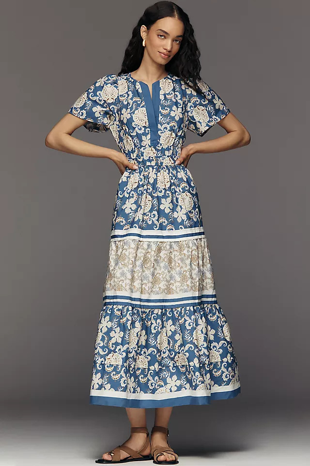 Somerset Maxi Dress By Anthropologie in Orange Size 1 X | Anthropologie (US)