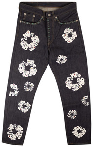 Denim Tears Rhinestone Wreath Jeans 'Indigo'