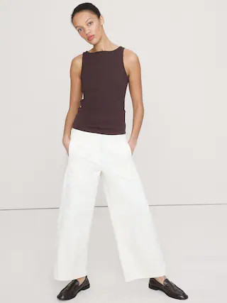 Minimalist Cotton Tank | Banana Republic (CA)