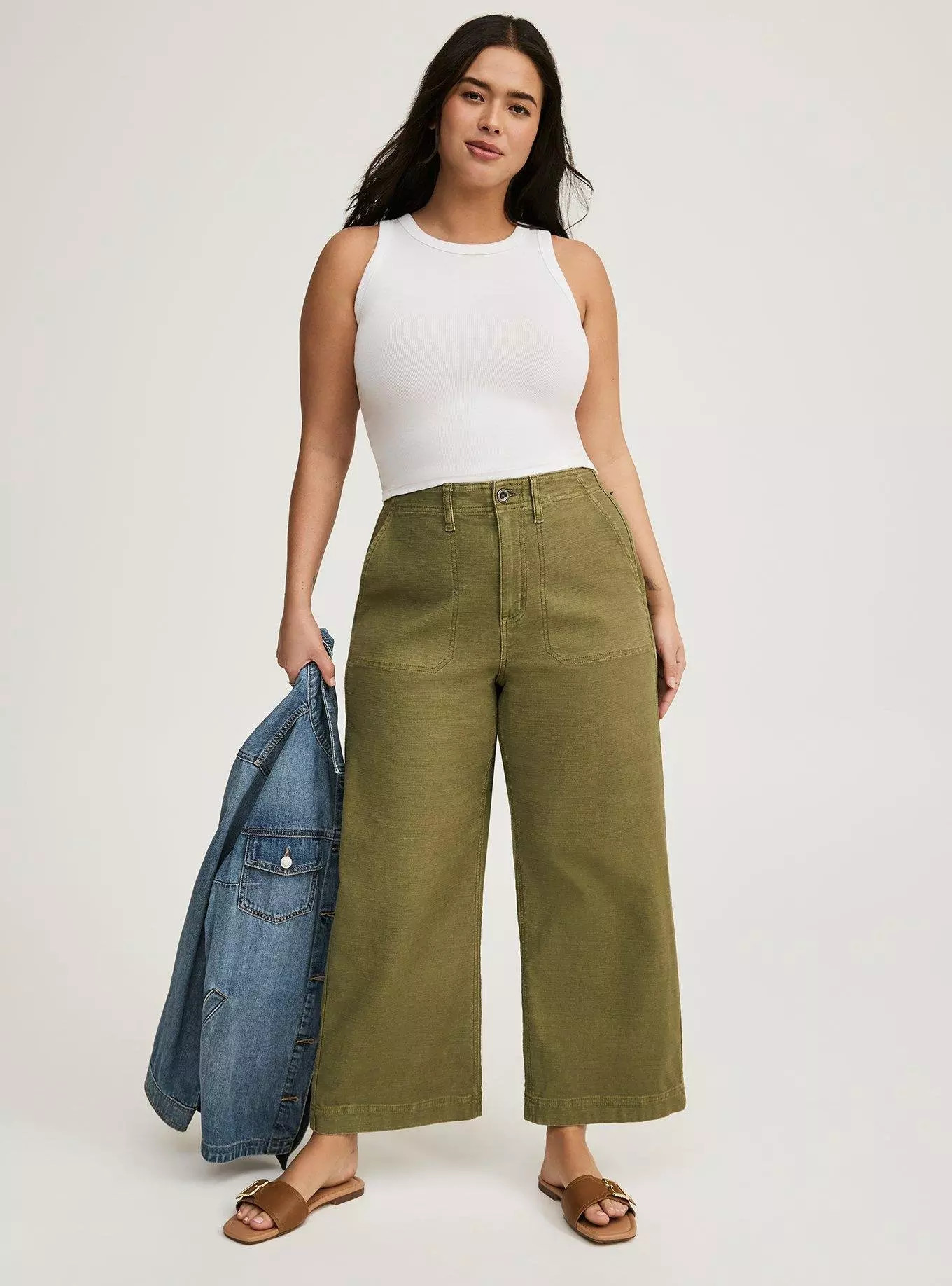 Lace-Up Back Utility Pant | Torrid (US & Canada)