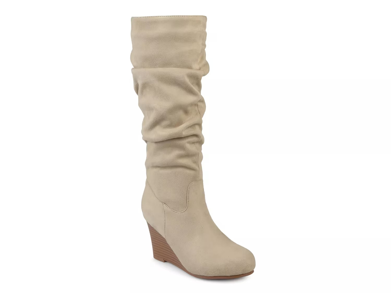 Journee Collection Haze Wide Calf Wedge Boot | DSW