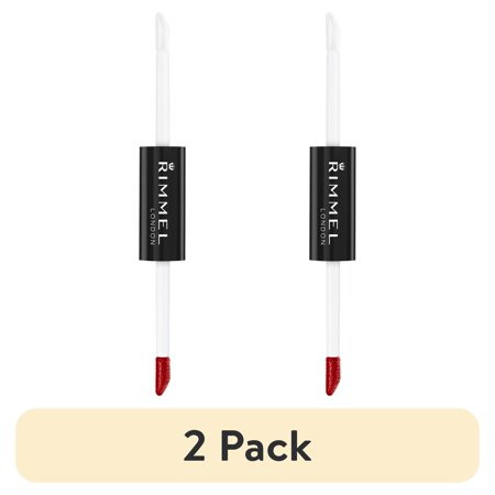 (2 pack) Rimmel London Provocalips 16HR Kiss Proof Lip Colour, Play With Fire, 0.14 oz | Walmart (US)