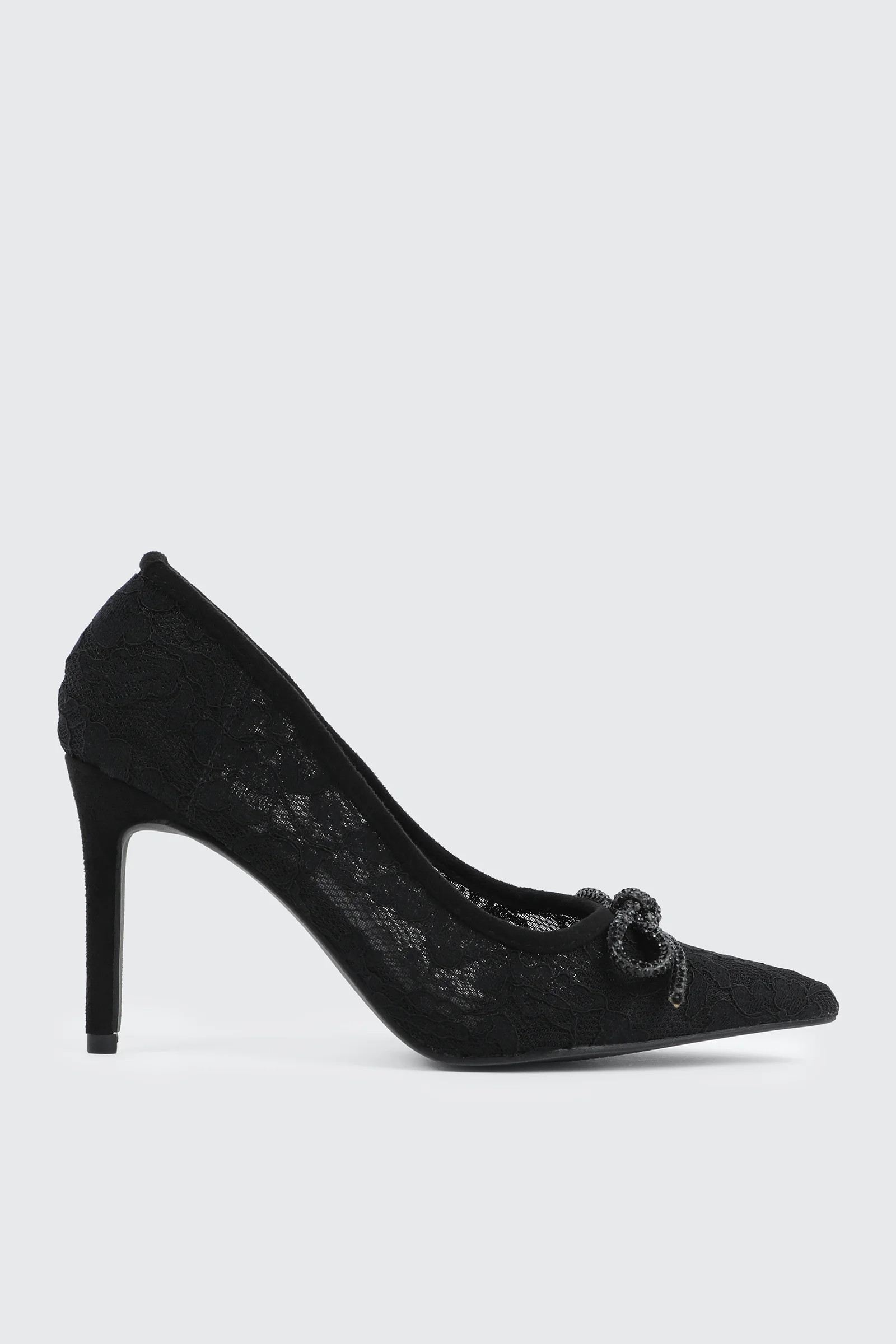 Rhinestone Bow Pumps | Ardene