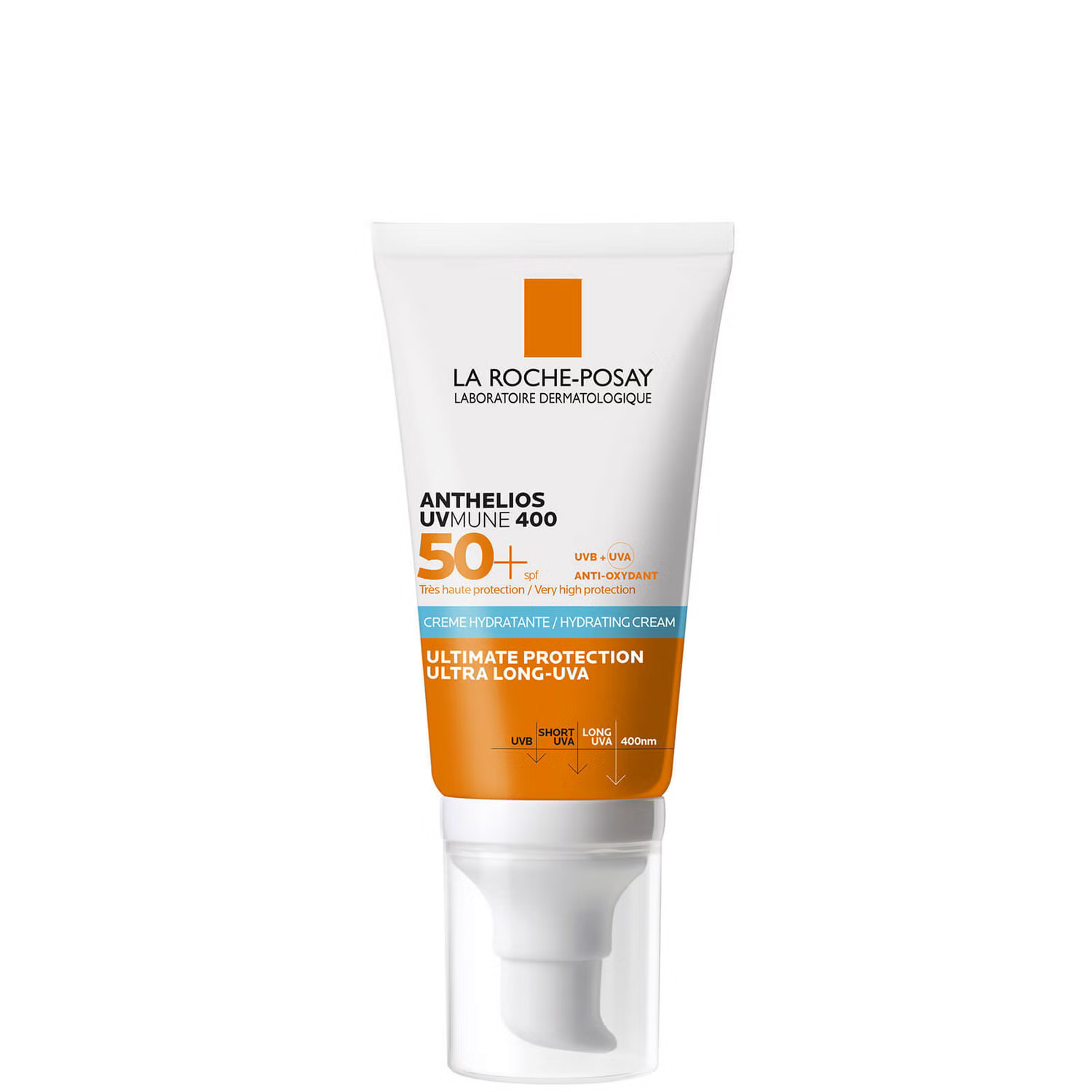 La Roche-Posay Anthelios UVMune 400 Hydrating Suncream SPF50 50ml | Look Fantastic (UK)