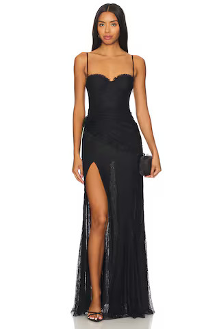 MAJORELLE Salma Gown in Black from Revolve.com | Revolve Clothing (Global)