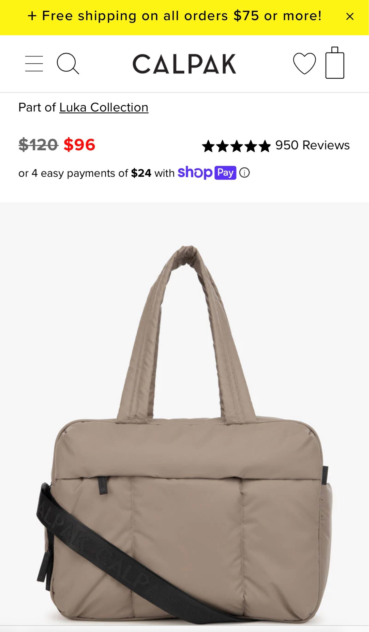 Calpak Luka Duffel is on sale and it’s hands down my favorite travel bag!! 

#LTKtravel #LTKCyberweek #LTKsalealert